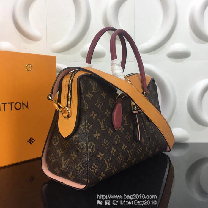 路易威登LV 頂級原單 全新TUILERIES系列手袋 Monogram塗層帆布 牛皮 可手挽 可斜背 M43977  YDH2477